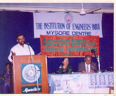 Er. V Jagannatha briefing the objectives of Earthday 2000