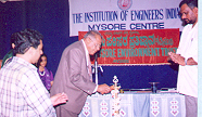Er. K N Subbarao inaugurating Earth Day 1999